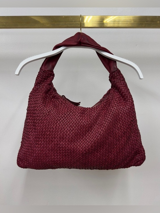 (L003-WINE) INTRECCIATO (BRAIDED) SHOULDER BAG - Picture 2 of 7